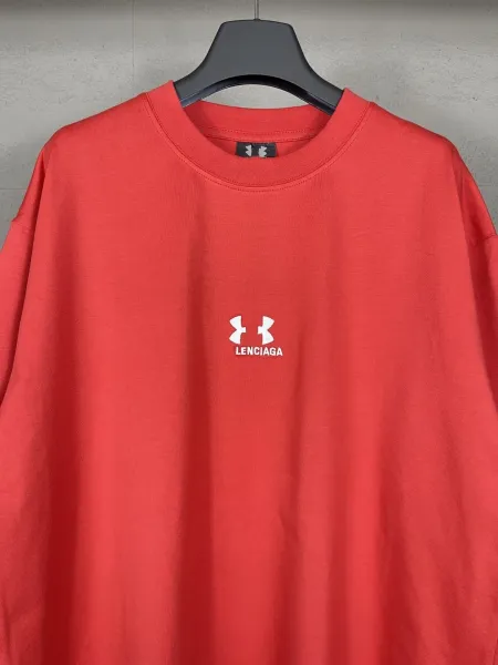 Under Armour x Balenciaga Logo Patch T-Shirt White - 13