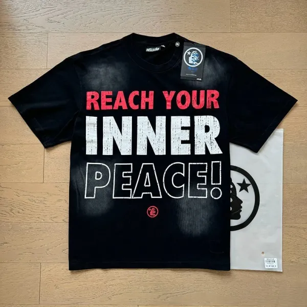 Hellstar Reach Your Inner Peace Black T-Shirt - 1