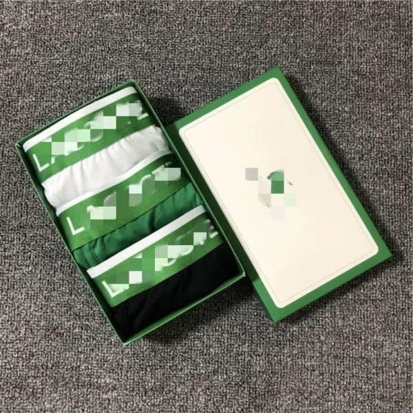 Design LOIG Boxer Briefs Black Green White Underwear - 7