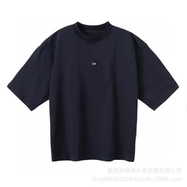 GAP Oversized Crewneck T-Shirt Navy - 1