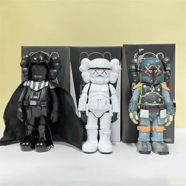 Kaws x Star Wars Companion Darth Vader Black Vinyl Figure Accessories - 4