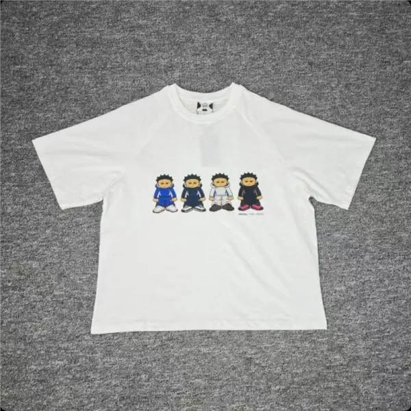 A Bathing Ape × Medicom Toy Bearbrick Characters White T-Shirt - 1