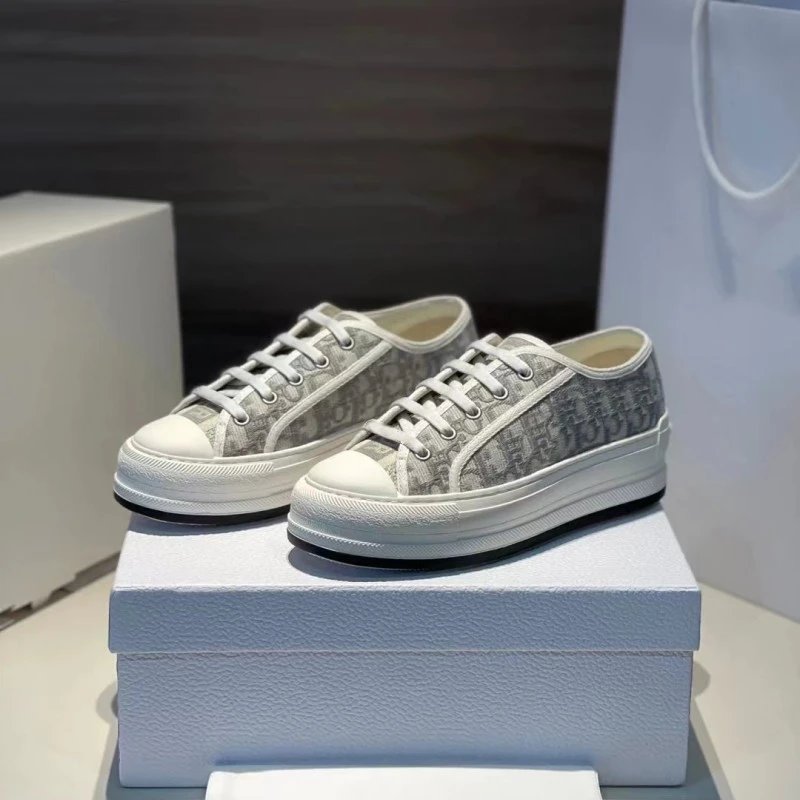 Dior B23 Tiger Print Canvas Sneakers - 6