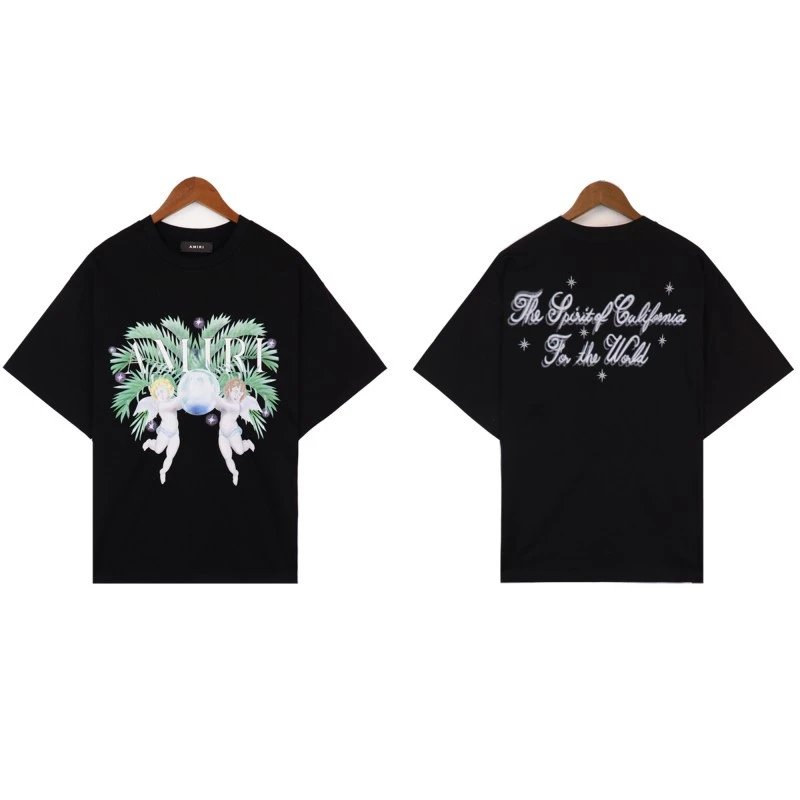 Amiri Graphic Print Black T-Shirt - 35