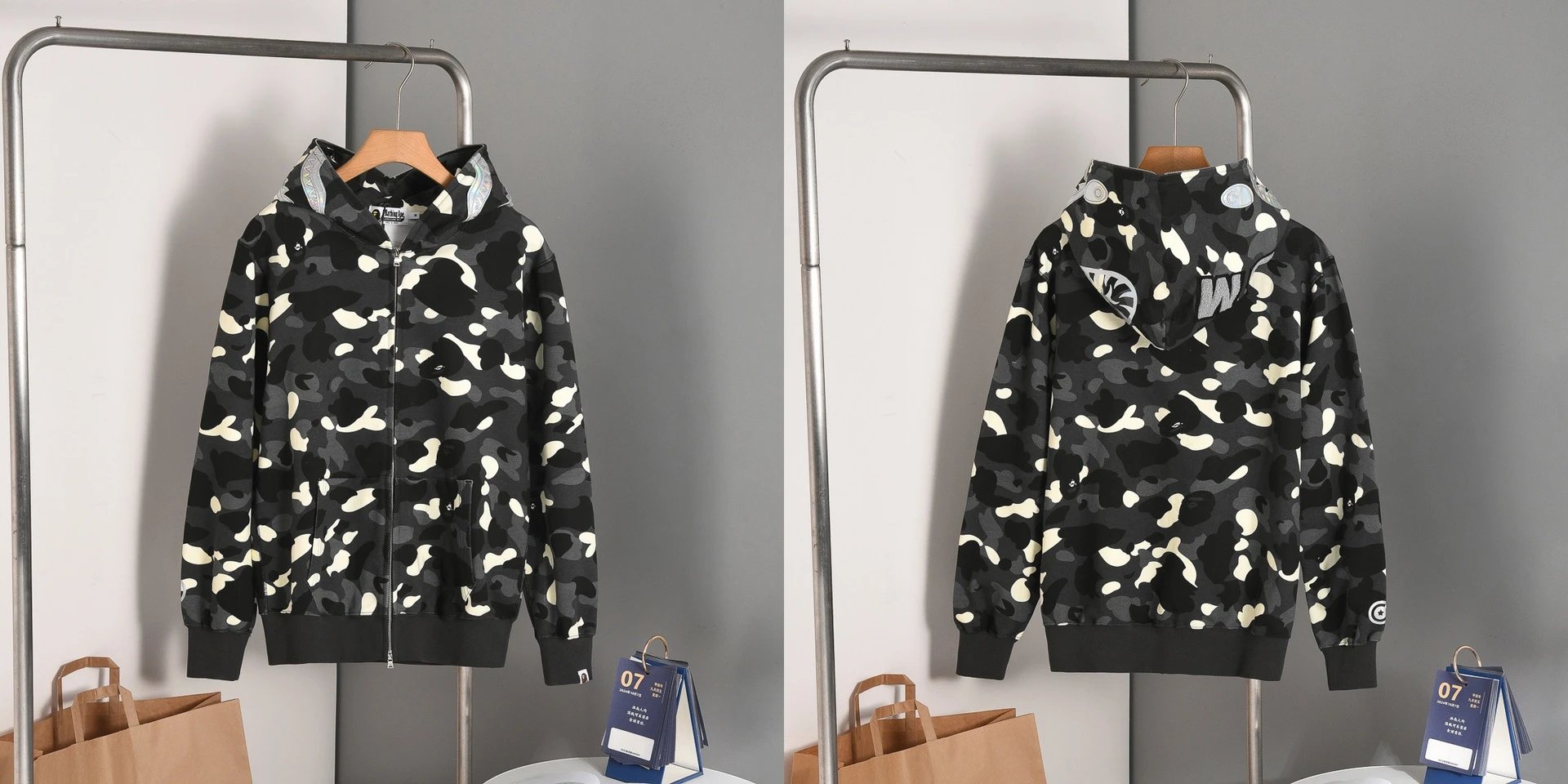 10+ Bape Camo Zip Ups – QC photo 1