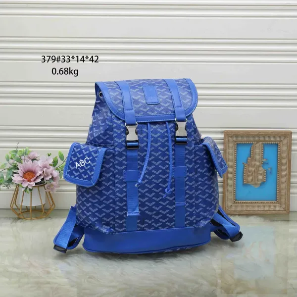 Goyard Saint Louis Backpack Blue Monogram - 1