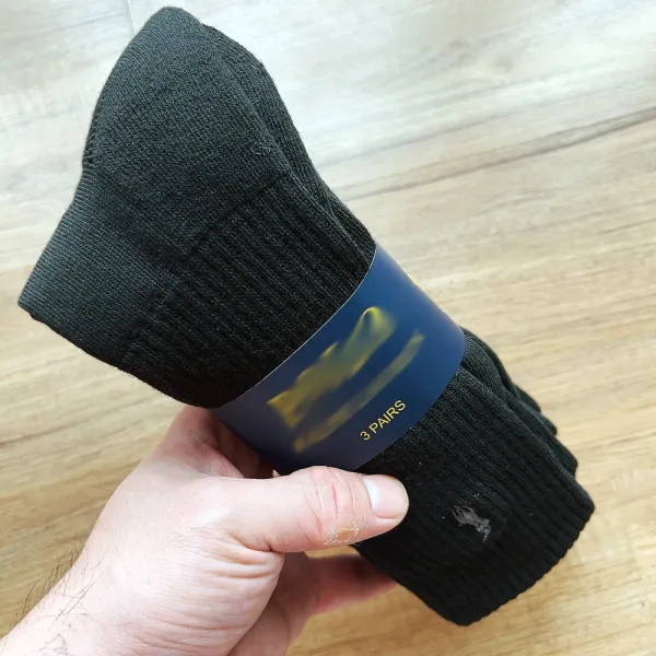 Design Classic Crew Socks Black - 2