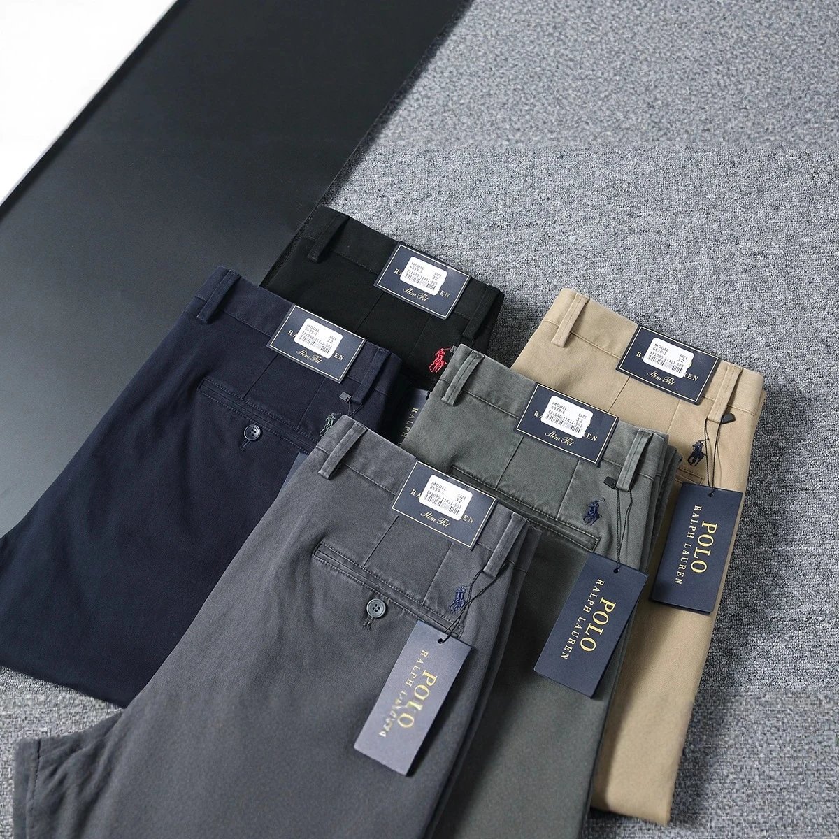 Design Slim Fit Black Dress Pants - 3