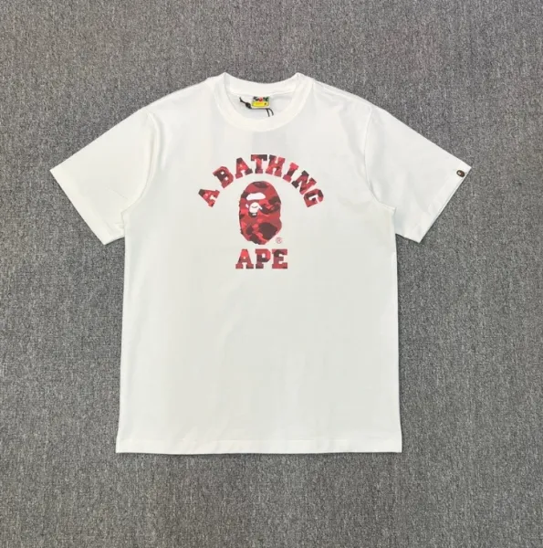 A Bathing Ape By Bathing Ape Brown Ape Head Black T-Shirt - 2