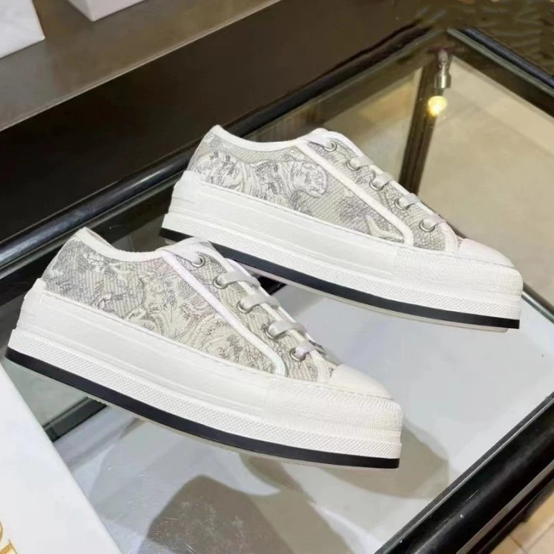 Dior B23 Tiger Print Canvas Sneakers - 14
