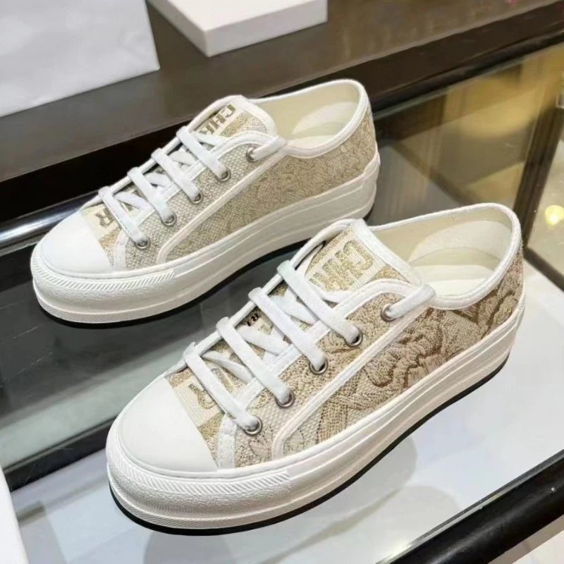 Dior B23 Tiger Print Canvas Sneakers - 23