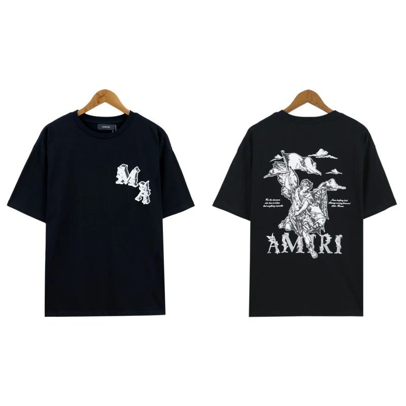 Amiri Graphic Print Black T-Shirt - 23