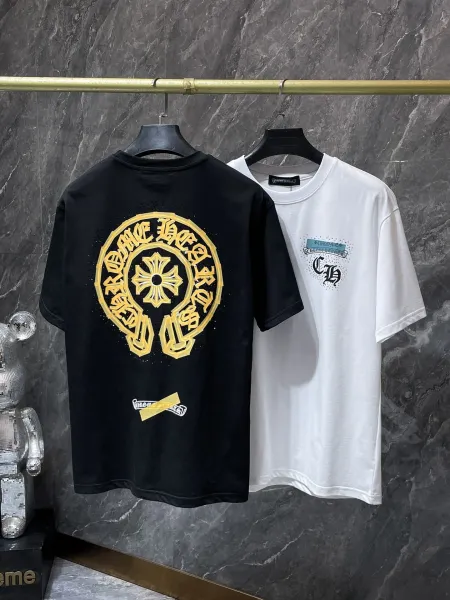 Chrome Hearts Embroidered Logo Black T-Shirt - 4