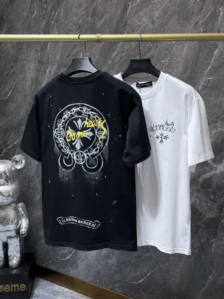 Chrome Hearts Embroidered Logo Black T-Shirt - 12