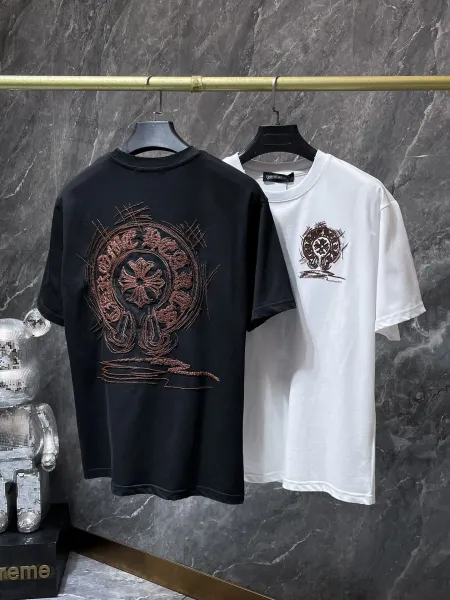 Chrome Hearts Embroidered Logo Black T-Shirt - 14