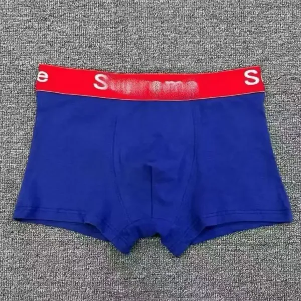 Supreme Box Logo Briefs Blue Underwear - 1