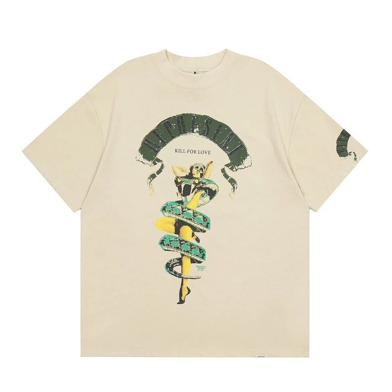 Design Minimalist Pocket Detail Beige T-Shirt Tops.t Shirts - 24
