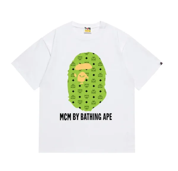 A Bathing Ape MCM x A Bathing Ape T White T-Shirts - 1
