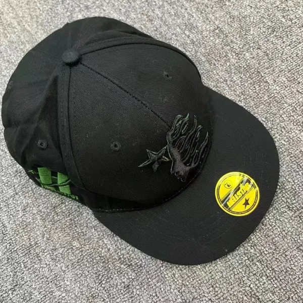 Design Celestial Moon Beanie Black with Rhinestone Stars Hats - 34