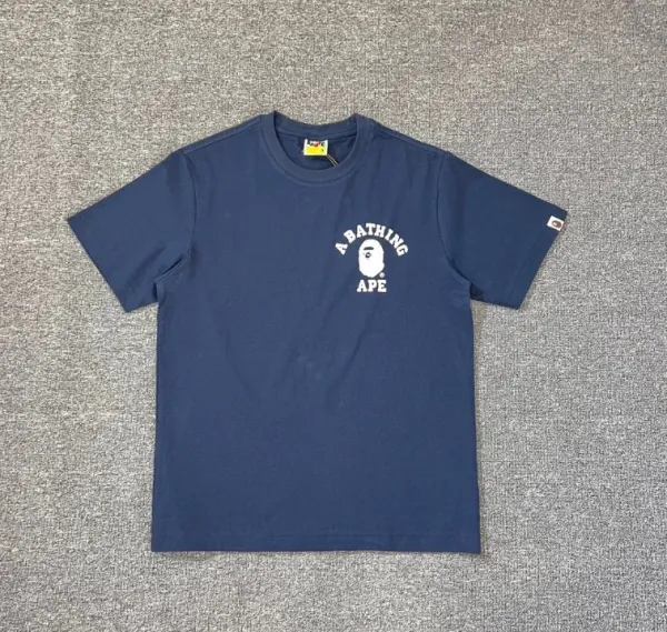 A Bathing Ape By Bathing Ape Brown Ape Head Black T-Shirt - 8