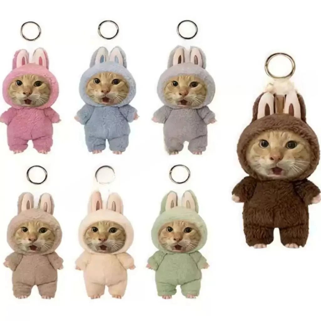 Design The Monsters x Kanye West Bunny Keychain Pink Accessories - 2