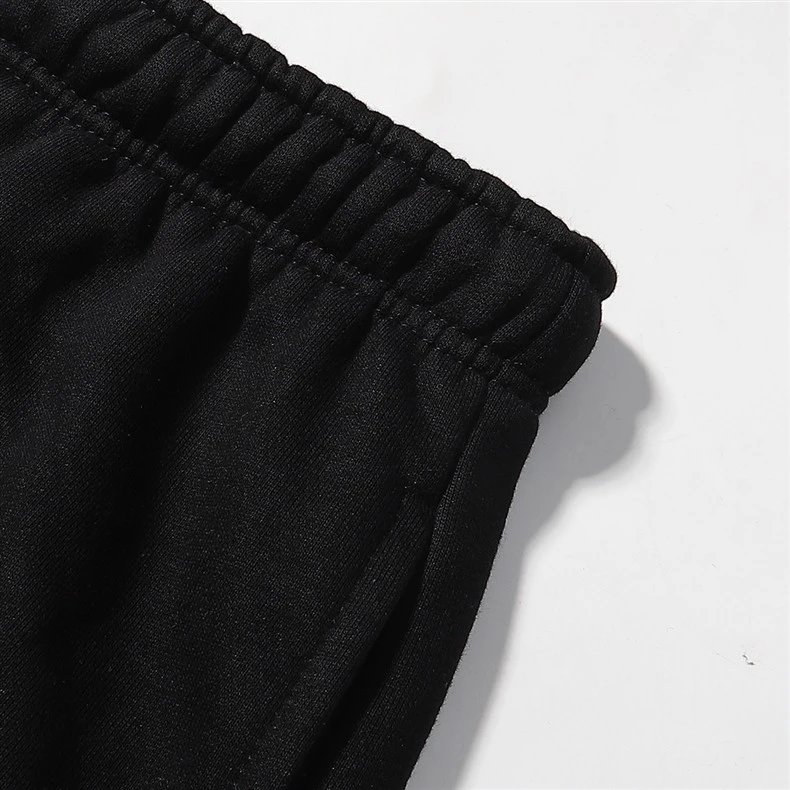 Design Graphic Print Shorts Black - 5