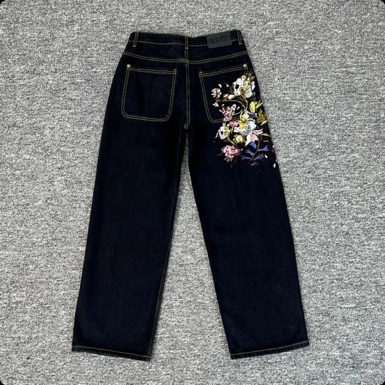 Design Embroidered Cherry Blossom Hoodie Gray - 10