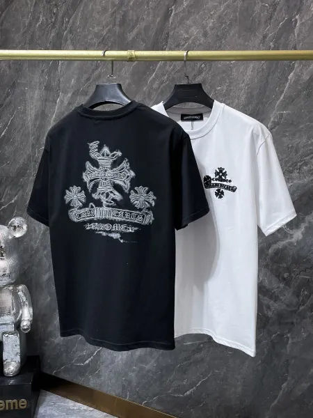 Chrome Hearts Embroidered Logo Black T-Shirt - 13
