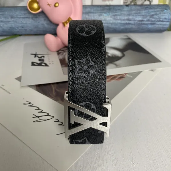 Louis Vuitton LV Initiales Belt White Monogram Leather Belt - 20