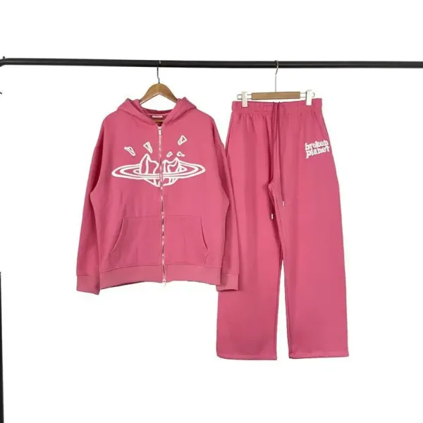 Broken Planet Logo Sweatpants Black - 10