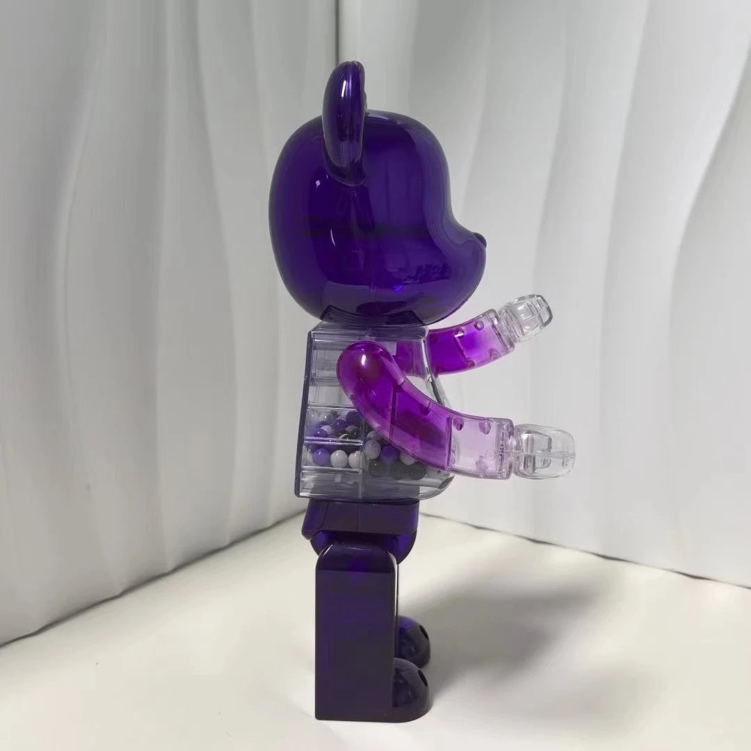 Medicom Toy BE@RBRICK My First BE@RBRICK B@BY Purple Transparent Collectible Figure Accessories - 5