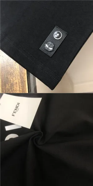 Fendi Roma Logo Print White T-Shirt - 11