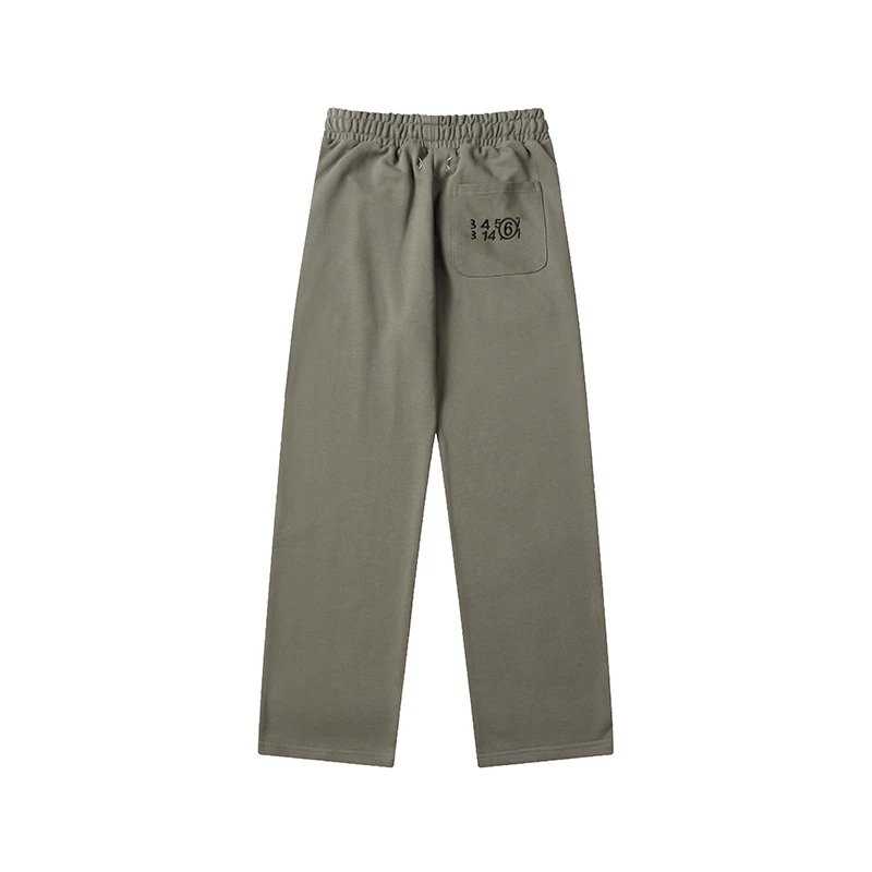 Maison Margiela Numbered Print Sweatpants Olive Green - 27