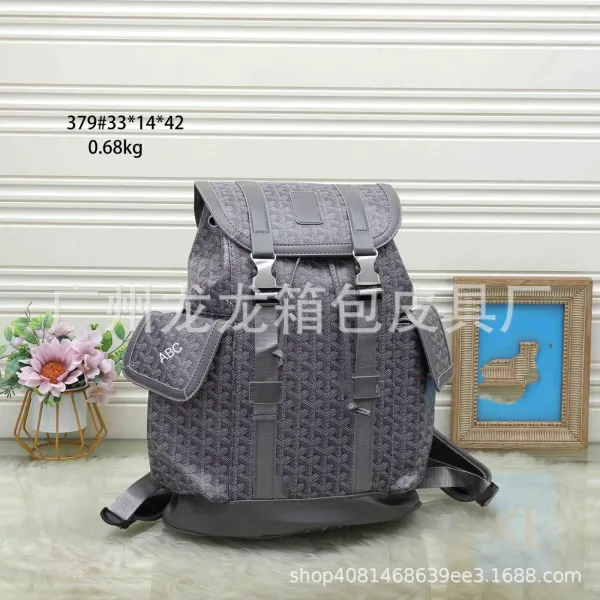 Goyard Saint Louis Backpack Blue Monogram - 9