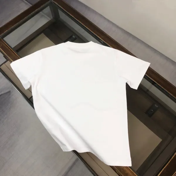 Fendi Roma Logo Print White T-Shirt - 3