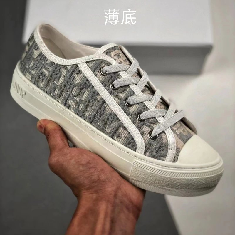 Dior B23 Tiger Print Canvas Sneakers - 9
