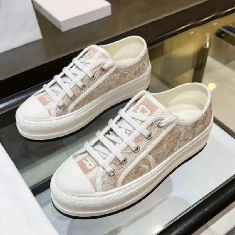 Dior B23 Tiger Print Canvas Sneakers - 21
