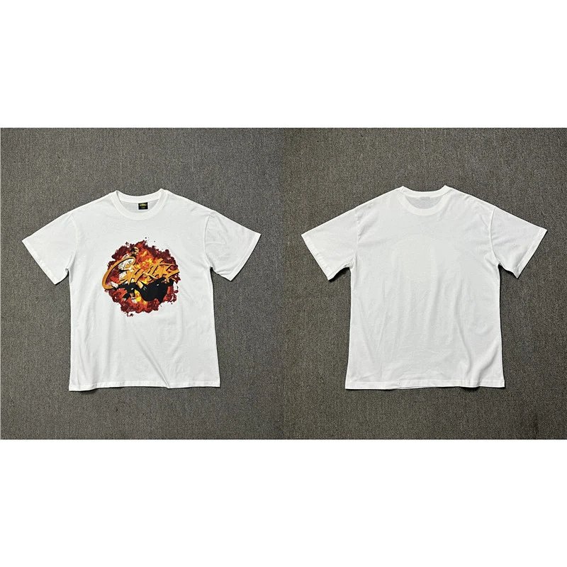 Oval Logo Graphic T-Shirt Black Tops.t Shirts