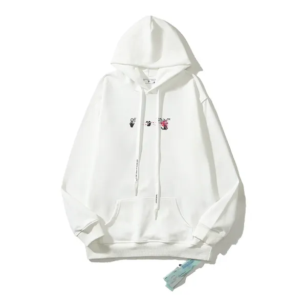 Off-White Diag Arrow Print Black Hoodie - 11