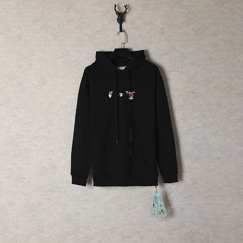 Off-White Diag Arrow Print Black Hoodie - 20