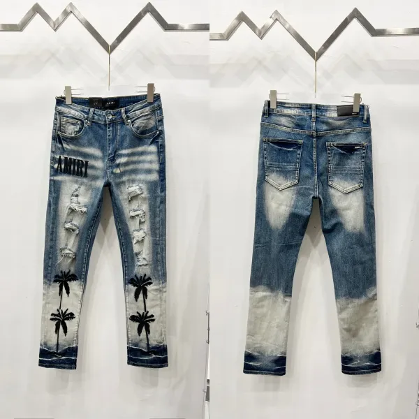 Diesel Distressed Graffiti Print Slim Fit Jeans Black - 23