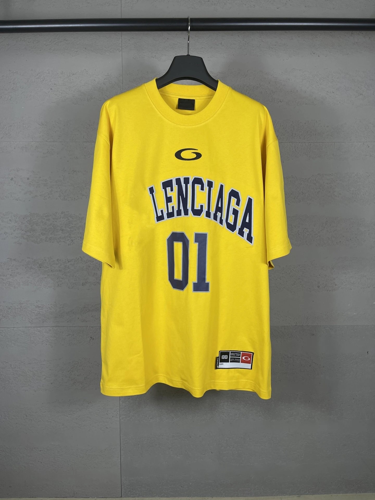 Balenciaga Lenciaga 01 Yellow Jersey T-Shirt - 21