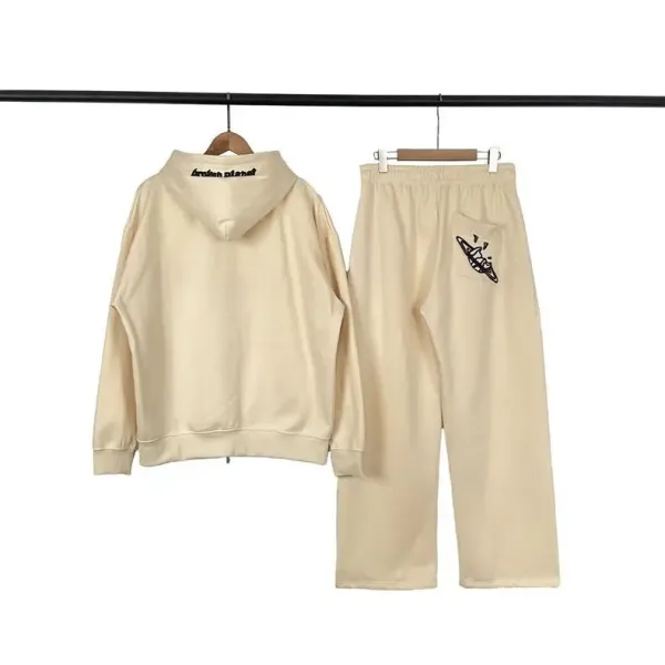 Broken Planet Logo Sweatpants Black - 17