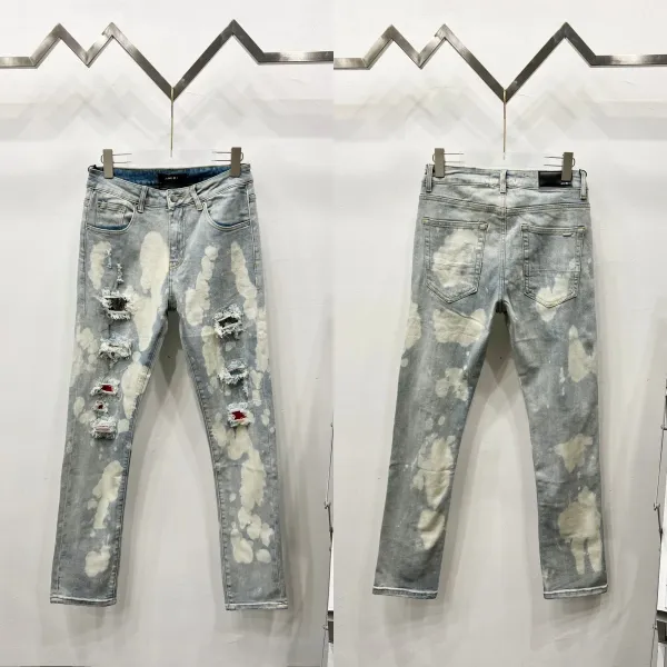 Diesel Distressed Graffiti Print Slim Fit Jeans Black - 24