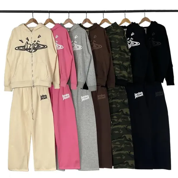 Broken Planet Logo Sweatpants Black - 2