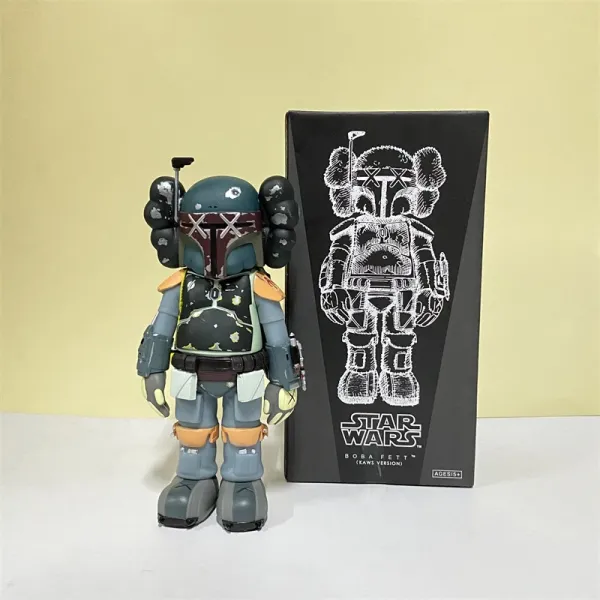 Kaws x Star Wars Companion Darth Vader Black Vinyl Figure Accessories - 5