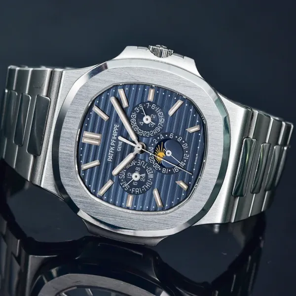 Patek Philippe Nautilus 5712R-001 Rose Gold Brown Dial Perpetual Calendar Moonphase Watch Watches - 4