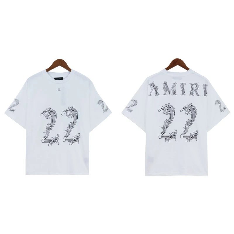 Amiri Graphic Print Black T-Shirt - 28