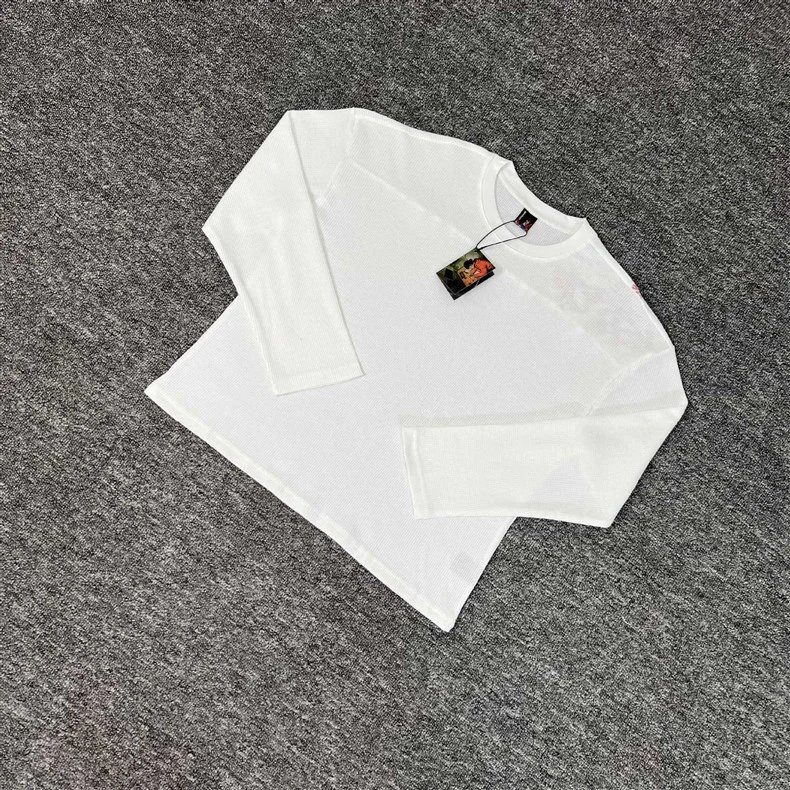 Design Embroidered Cherry Blossom Hoodie Gray - 12