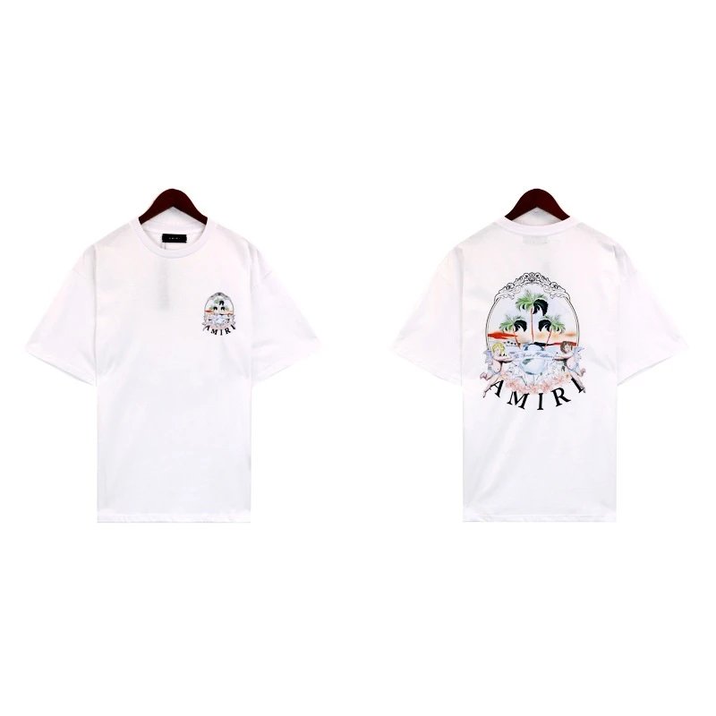 Amiri Graphic Print Black T-Shirt - 46